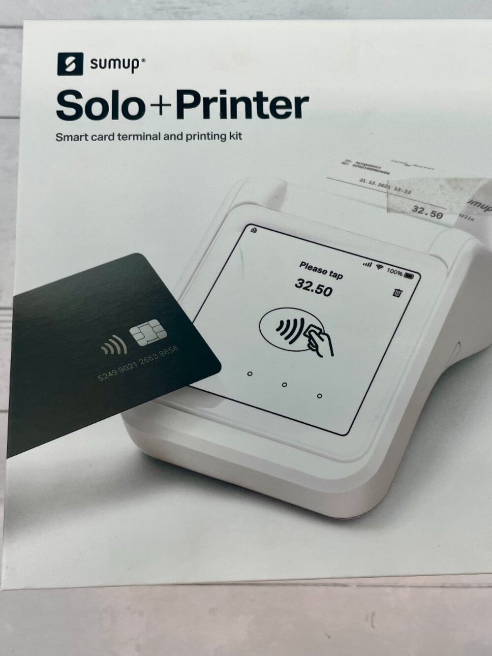 NWT SumUp Solo + Printer Bundle credit card reader and receipt printer